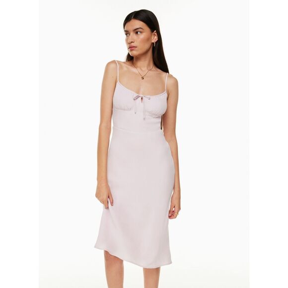 Aritzia Wilfred Bellow Midi Dress Size 6 in Lilac - Picture 1 of 7
